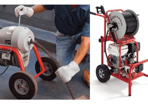 Destape residencial de WC y tarjas con equipo K60 en México Tepic